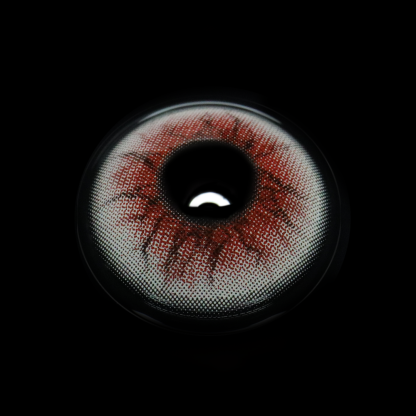 Cosplay Weird Red Coloured Contact Lenses